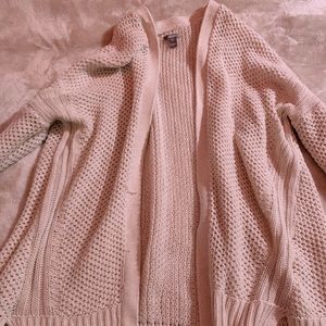 aerie cream cardigan